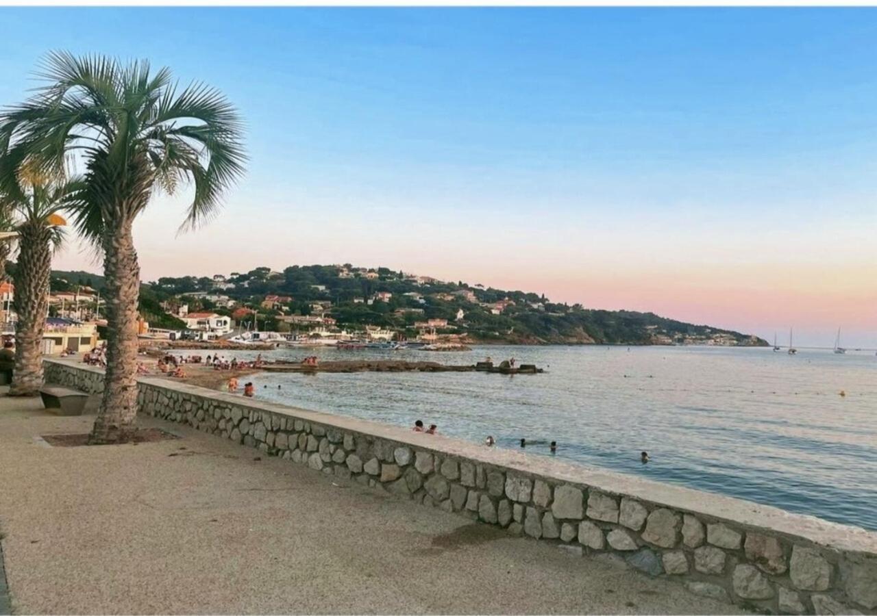F1 Bas De Villa, Calme, Proche Plage Et Commerces Le Pradet Exterior photo